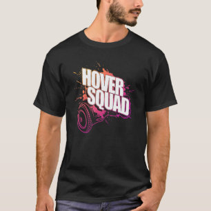 Camiseta Hover Squad Guay Peach Pink Gyro Hoverboard
