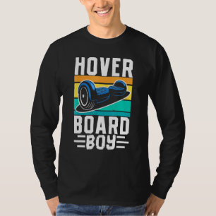 Camiseta Hoverboard Boy One Wheel Electirc Float Skateboard