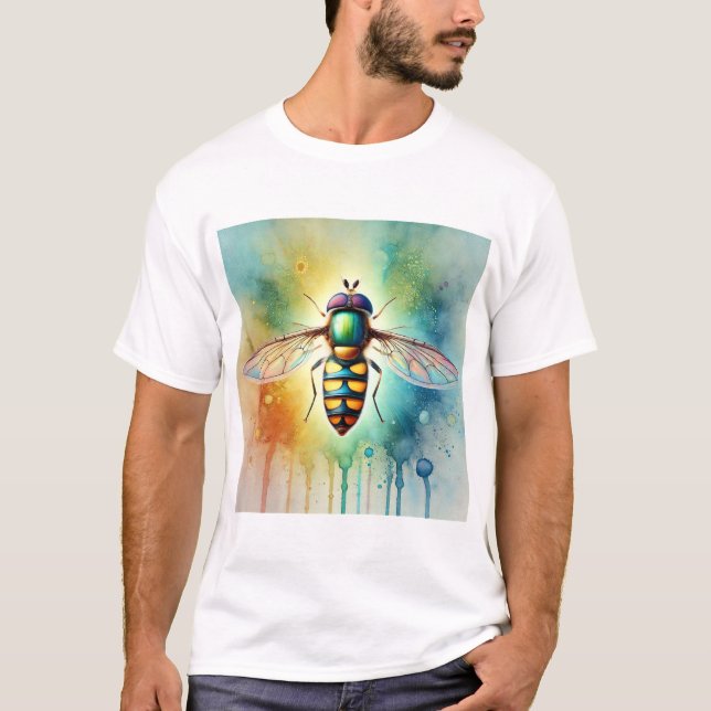 Camiseta Hoverfly in the Summer Light 110924AREF129 - Water (Anverso)