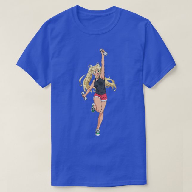 Camiseta How heavy are the dumbbells you lift Hibiki Sakura (Diseño del anverso)