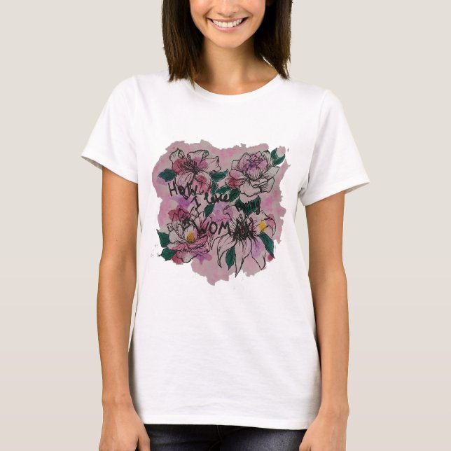 Camiseta How I love being a woman.. (Anverso)