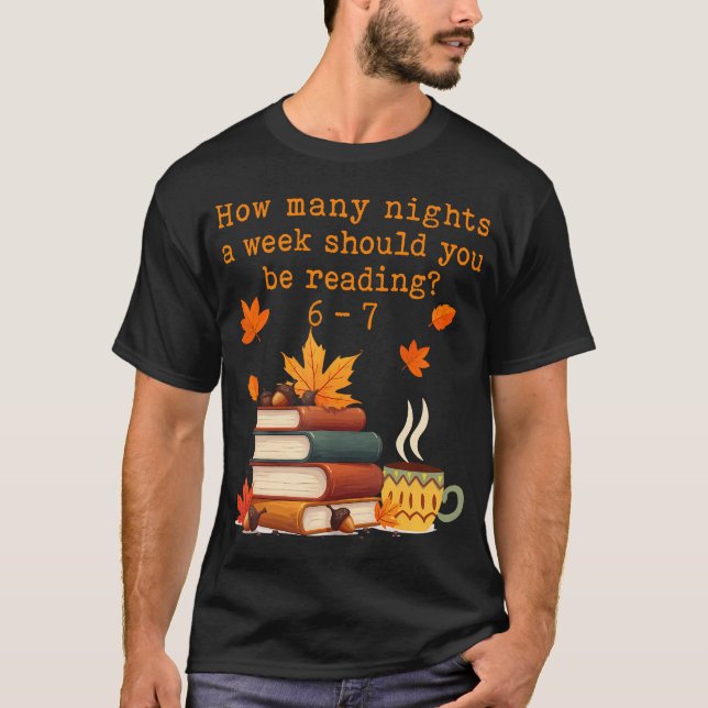 Camiseta How Many Nights Reading 67 Funny Meme Six Seven Te (Anverso)