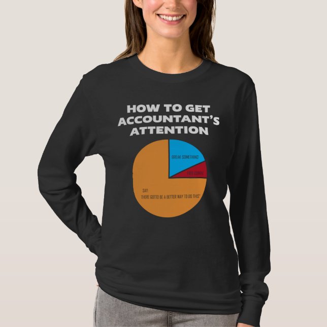 Camiseta How To Get Accountant s Attention CPA Accounting F (Anverso)