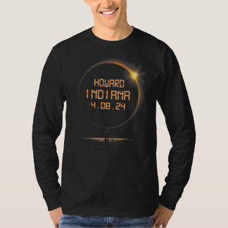 Camiseta Howard Indiana EN eclipse solar total 8 de abril d