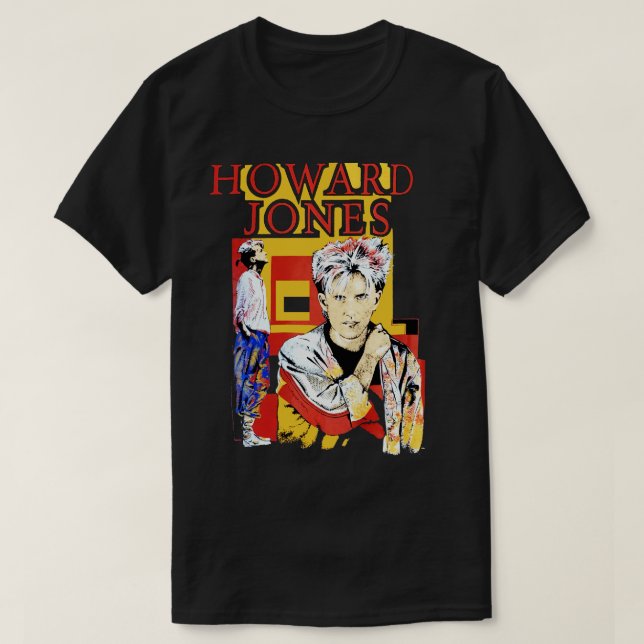 Camiseta HOWARD JONES Vintage 80 (Diseño del anverso)
