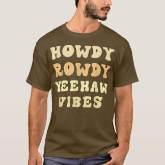 Camiseta Howdy Boho Rodeo estético de Rodeo del Sur del Paí