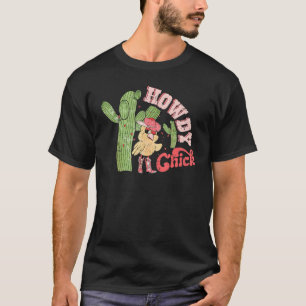 Camiseta Howdy Chick Retro Groovy Howdy Honey Western Valen