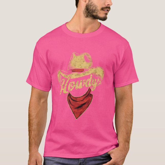 Camiseta Howdy Cowboy (Anverso)