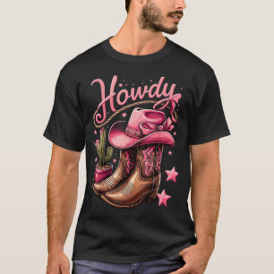 Camiseta Howdy Cowgirl Western Rodeo
