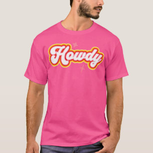 Camiseta Howdy Cute Cowgirl Disco Rodeo Country Coastal Pre