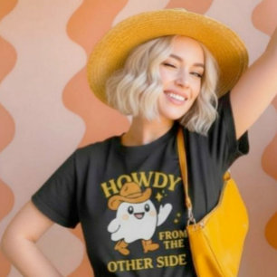Camiseta Howdy desde el otro lado Ghost Halloween Shirt