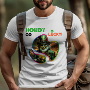 Camiseta ¡Howdy Go Lucky! - Escóndete y busca de Leprechaun