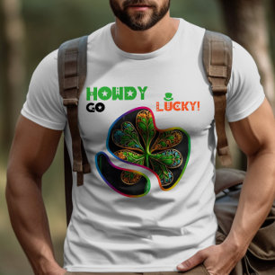 Camiseta ¡Howdy Go Lucky! - Fiesta de danza verde brillante