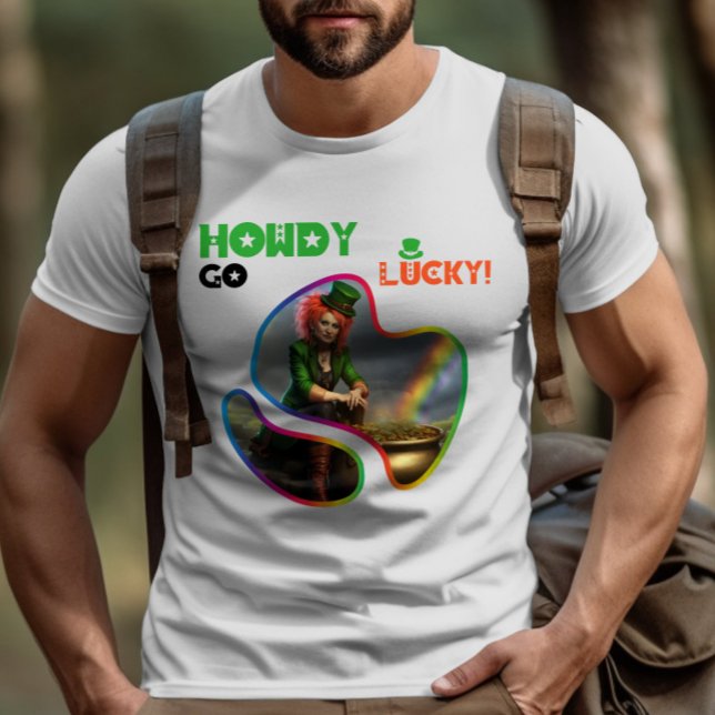 Camiseta ¡Howdy Go Lucky! - La caza de esclavos de Leprecha (Subido por el creador)