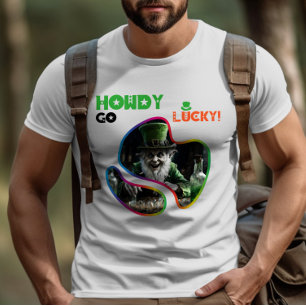Camiseta ¡Howdy Go Lucky! - La olla de diversión de Leprech