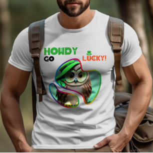 Camiseta ¡Howdy Go Lucky! - Noche irlandesa de pub Trivia