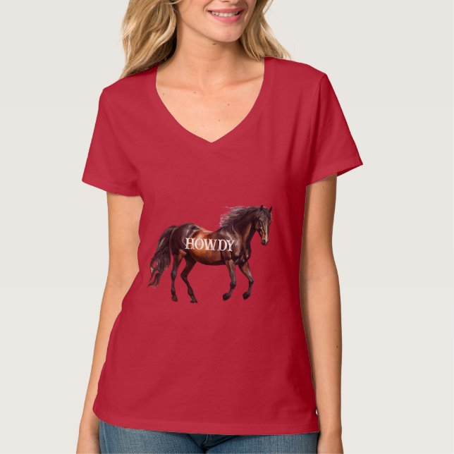 Camiseta Howdy Horse (Anverso)