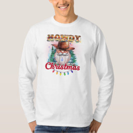 Camiseta Howdy Navidades Cowboy Santa