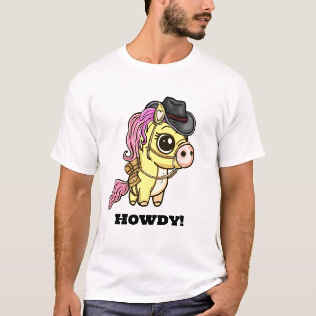 Camiseta Howdy Partner Pony (Anverso)