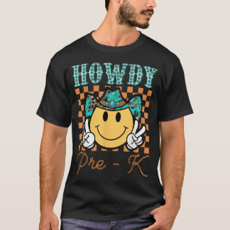 Camiseta Howdy Pre K Cowboy Cowgirl Profesor Occidental