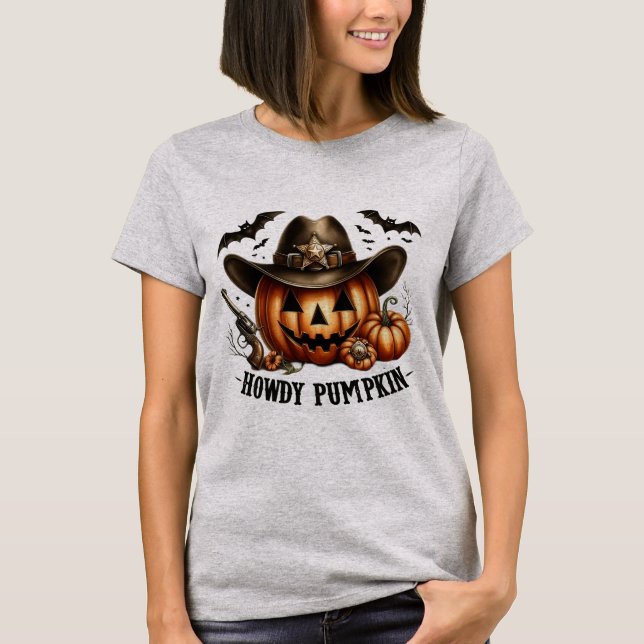 Camiseta Howdy Pumpkin (Anverso)