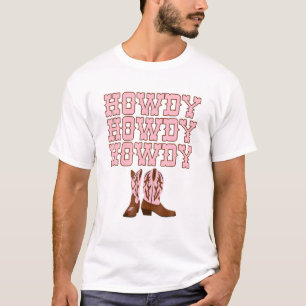 Camiseta Howdy Rodeo Western Country Southern Cowgirl
