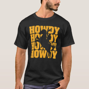 Camiseta Howdy Rodeo Western Retro Vintage Country Southern