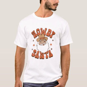 Camiseta Howdy Santa Howdy Cowboy Navidades de países occid