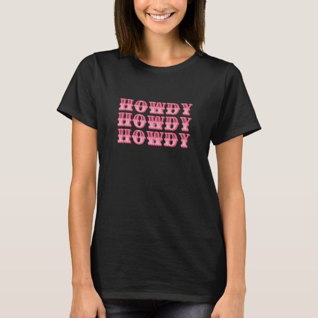 Camiseta Howdy Space Cowgirl (Anverso)