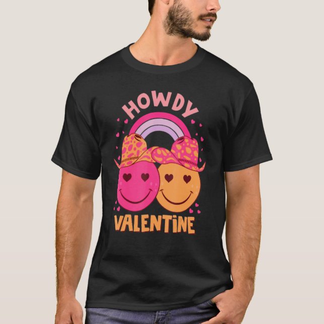 Camiseta Howdy Valentine 2023 Matching Couple Costume (Anverso)
