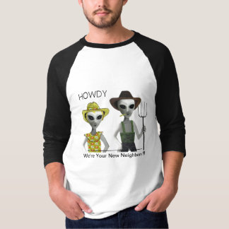 Camiseta HOWDY, vaquero, extranjeros de la vaquera