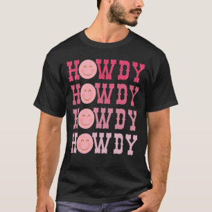 Camiseta Howdy Vintage Rodeo Western Country Southern Cowgi