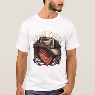 Camiseta Howdy Y'all Cowboy Gorra y Bandana