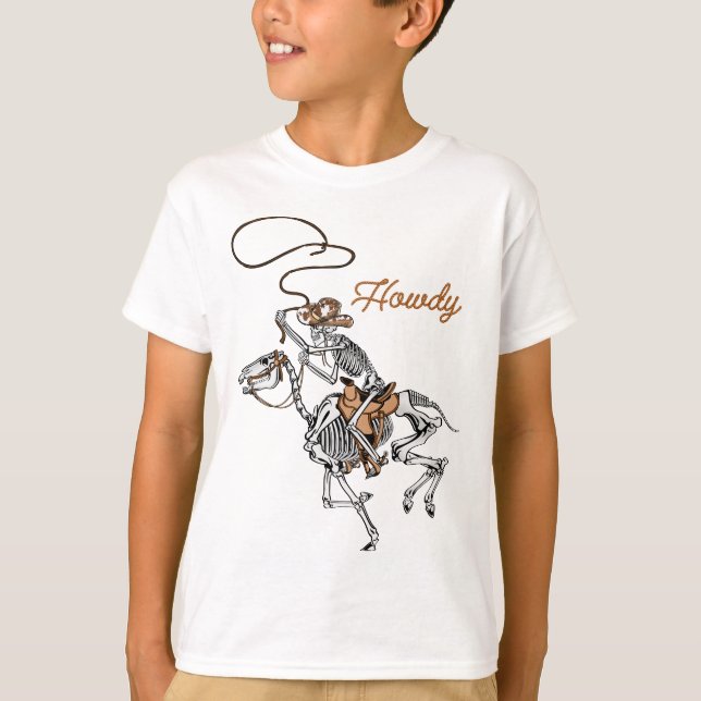Camiseta howdy Y'all Texas Cowboy (Anverso)