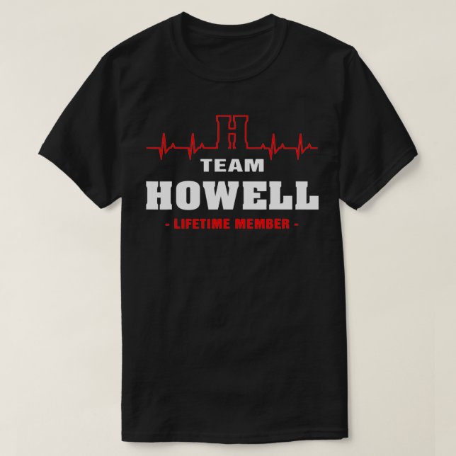 Camiseta HOWELL surname Family last name Team HOWELL lifeti (Diseño del anverso)