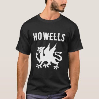 Camiseta Howells Nombre familiar galés Wales Heraldic D
