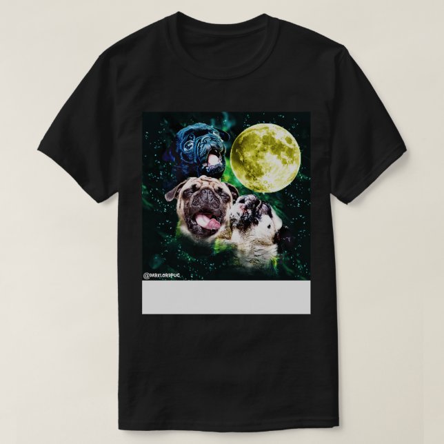 Camiseta Howl en Moon Pug Truck Stop Tee (Diseño del anverso)