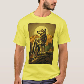 Camiseta Howl lunar: Wolf T-Shirt