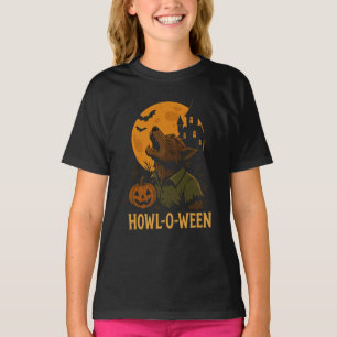 Camiseta Howl-O-Ween Halloween - Funny Werewolf Pu
