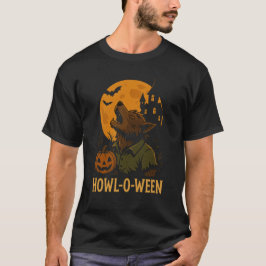Camiseta Howl-O-Ween Halloween - Funny Werewolf Pu