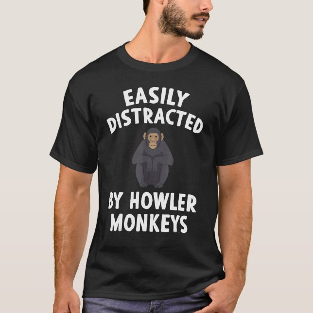 Camiseta Howler Monkey Apparel diseño de monos alucinantes (Anverso)