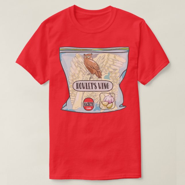 Camiseta HOWLETS WING Macbeth Shakespeare (Diseño del anverso)