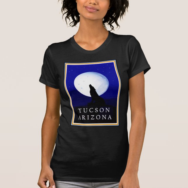 Camiseta Howlin Coyote - Tucson Arizona (Anverso)