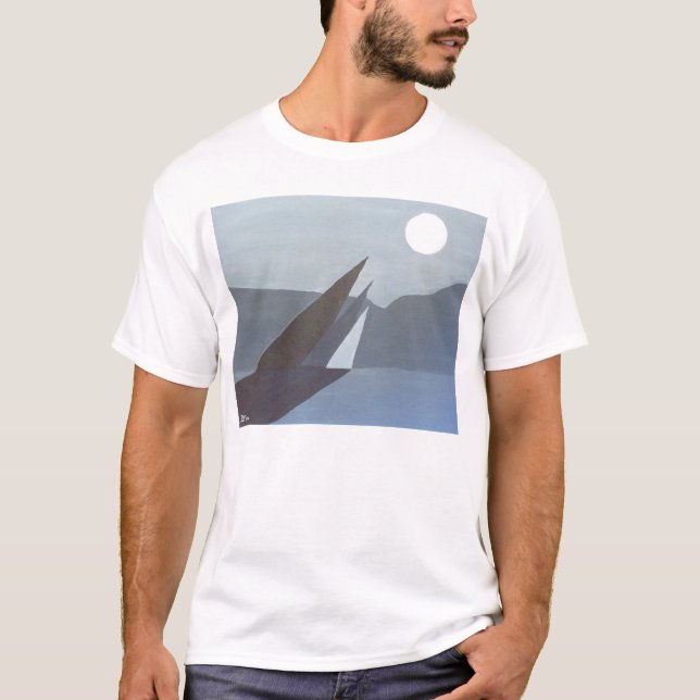 Camiseta Howlin en la luna (Anverso)