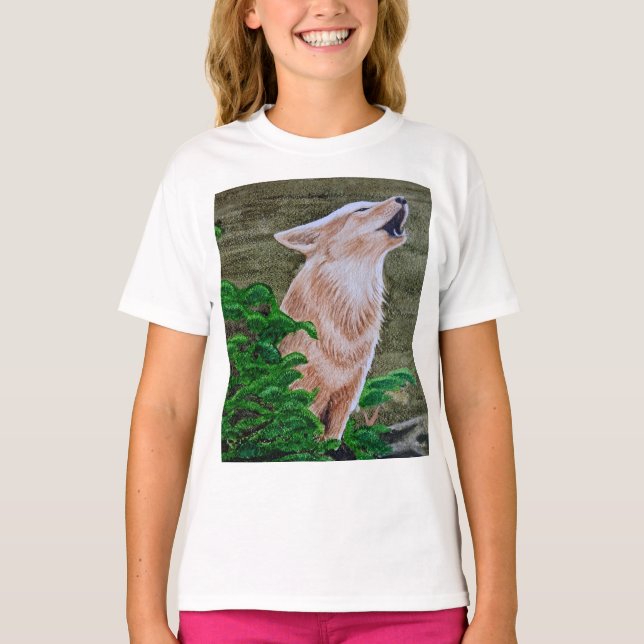 Camiseta Howling Coyote (Anverso)
