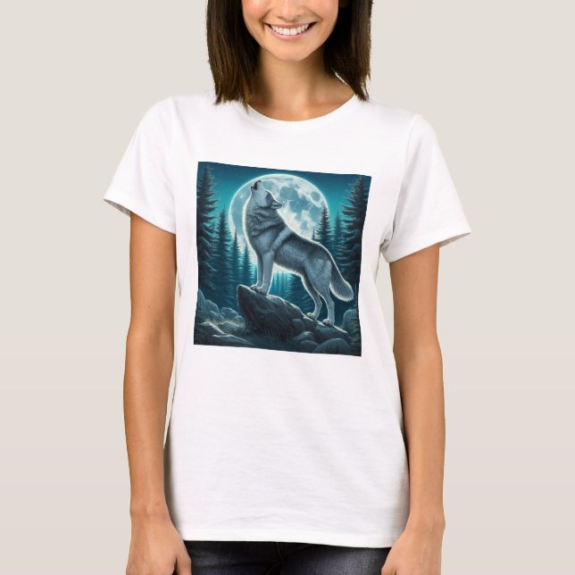 Camiseta Howling Wolf (Anverso)