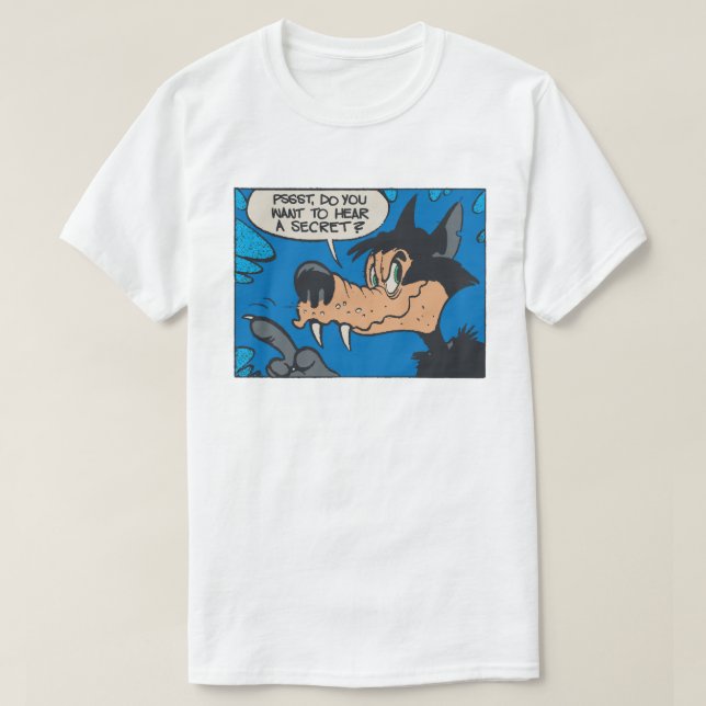 Camiseta Howling Wolf Like Me • Want To Know A Secret ?  (Diseño del anverso)