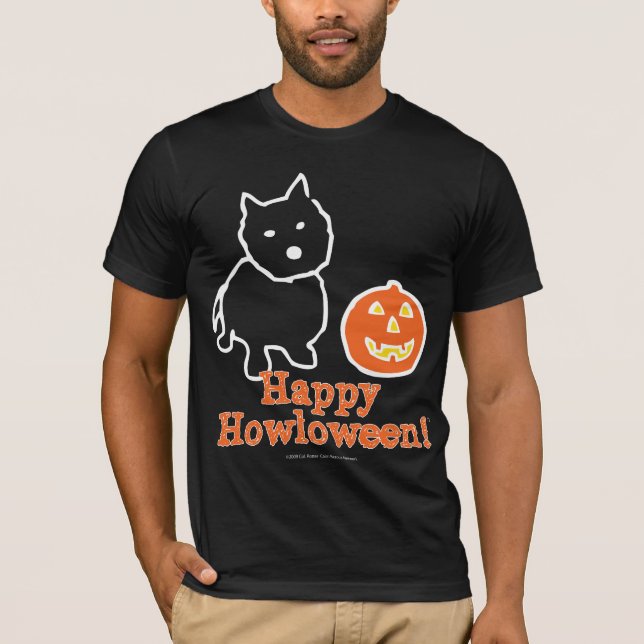 Camiseta Howloween feliz (Anverso)