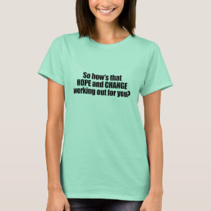 Camiseta Hows que esperan y cambian la elaboración para