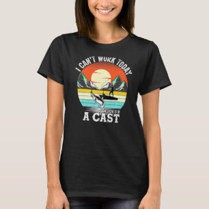 Camiseta Hoy, El Brazo Está En Un Pescado De Pesca Cruda.